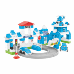 Set de construcții stație de poliție, 180 piese, Technok (8447)