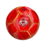 Minge de fotbal cusută, mărimea 5, roșie, RTM (863223)