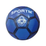 Minge de fotbal cusută, mărimea 5, albastră, RTM (864294)
