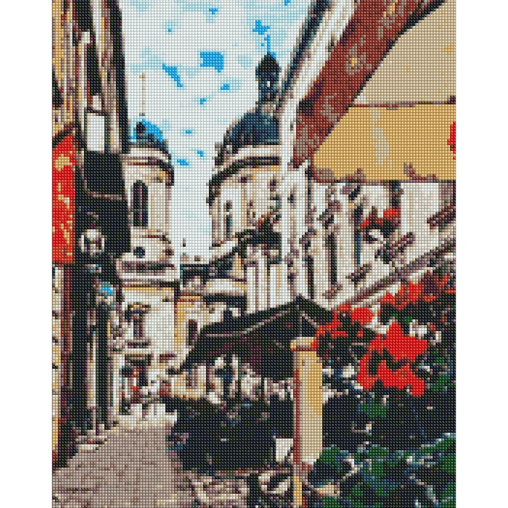 AM7229 Mozaic cu diamante Orașul Lviv, 40x50 cm, Ideyka (AMO7229) - imagine 1