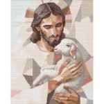 Mozaic cu diamante Armonia luminii, 40x50 cm, Ideyka (AMO8189)