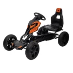 Kart cu pedale pentru copii (1504/2 negru) - imagine 6