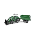 Tractor cu cupă și remorcă pentru copii, 3 culori, Orion (242) - imagine 2
