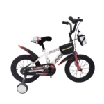 Bicicletă pentru copii 20', cu roți ajutătoare (GALLEVEN-20 alb)