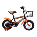 Bicicletă pentru copii 12', cu roți ajutătoare (TB-01-12 oranj)
