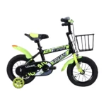Bicicletă pentru copii 16', cu roți ajutătoare (TB-01-16 verde)