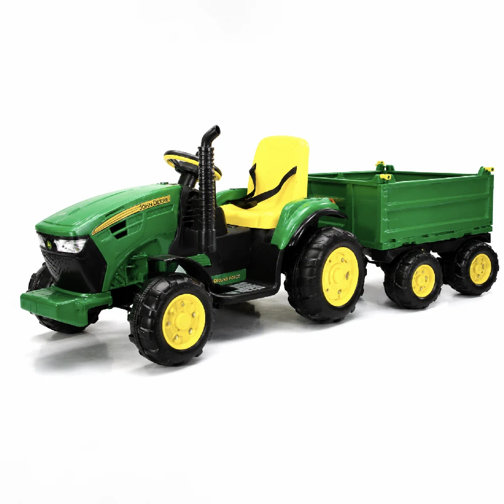 21848 Tractor electric pentru copii cu remorcă (21848) - imagine 1