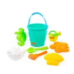 Set pentru nisip cu găleată, stropitoare și forme marine, Polesie - imagine 2