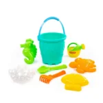 Set pentru nisip cu găleată, stropitoare și forme marine, Polesie - imagine 5