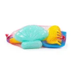 Set pentru nisip cu lopățică, greblă și forme marine, Polesie - imagine 3