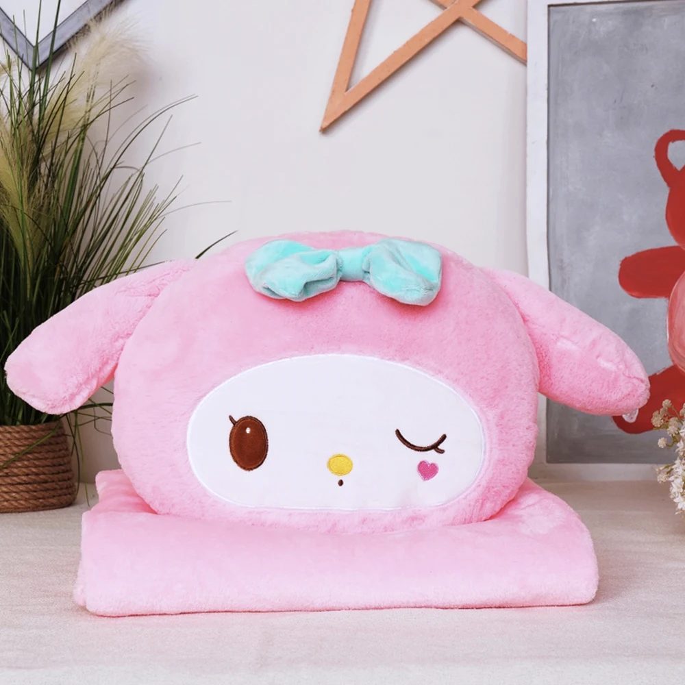 657321 Jucărie din pluș My Melody 40cm, cu plapumă 1x1.6m (657321) - imagine 1