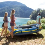 Barcă gonflabilă Challenger 3 cu vâsle și pompă, 295×137×43 cm, max. 320 kg, Intex (68370) - imagine 6