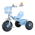 Tricicletă pentru copii cu claxon și coș frontal, 4 culori - imagine 2