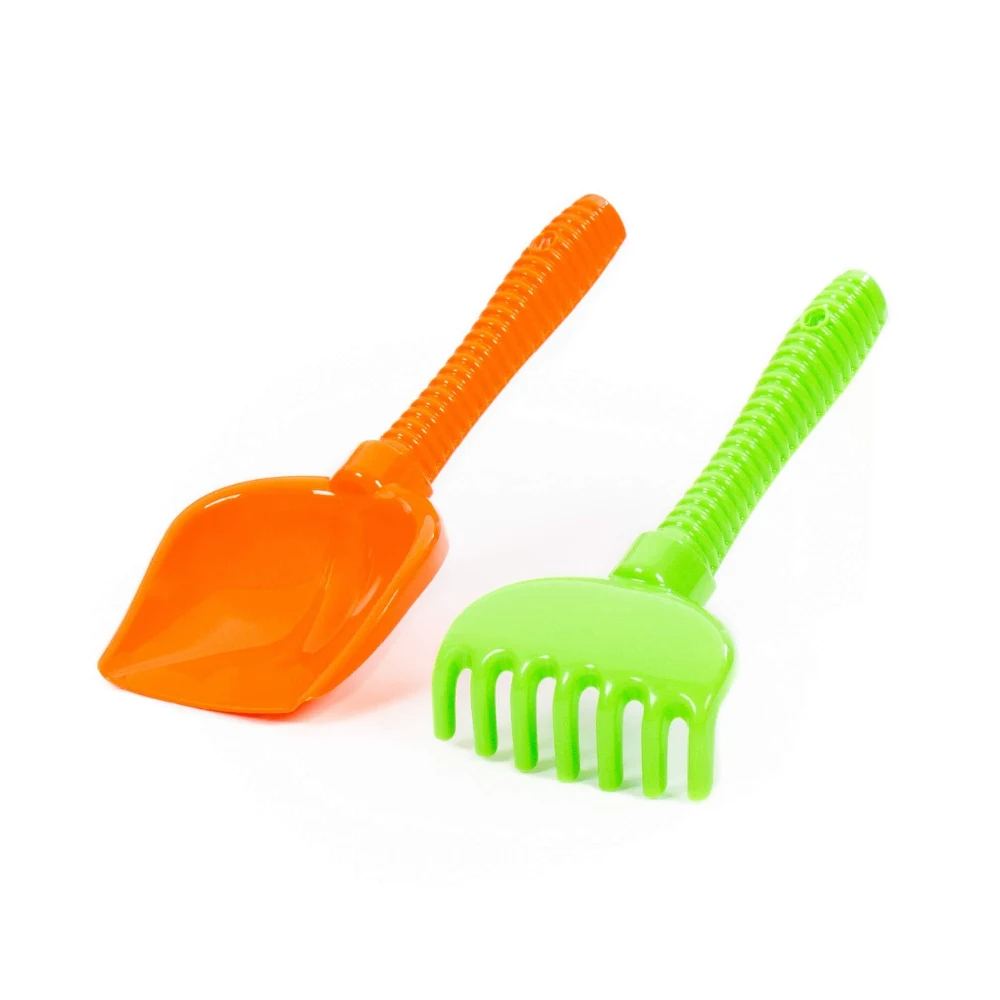 7109(2) Set pentru nisip cu lopățică și greblă, Polesie - imagine 1