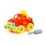 Constructor Jeep, 22 piese, Polesie