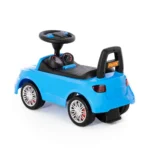 Tolocar SuperCar pentru copii cu volan muzical, albastru, Polesie - imagine 3