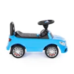 Tolocar SuperCar pentru copii cu volan muzical, albastru, Polesie - imagine 5