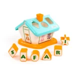 Căsuță educativă Safari cu sorter, turcoaz, Polesie - imagine 4