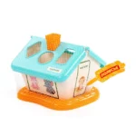 Căsuță educativă Safari cu sorter, turcoaz, Polesie - imagine 5