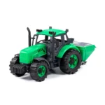 Tractor agricol cu inerție Progress, verde, Polesie