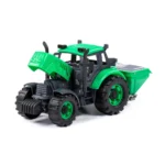 Tractor agricol cu inerție Progress, verde, Polesie - imagine 7