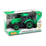 Tractor agricol cu inerție Progress, verde, Polesie - imagine 2