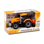 Tractor agricol cu inerție Progress, portocaliu, Polesie - imagine 2