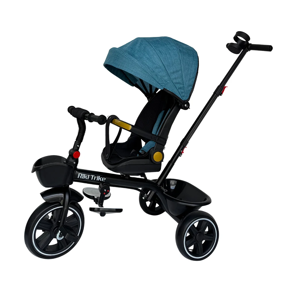 95834 Tricicletă pentru copii cu roți EVA, verde (95834) - imagine 1