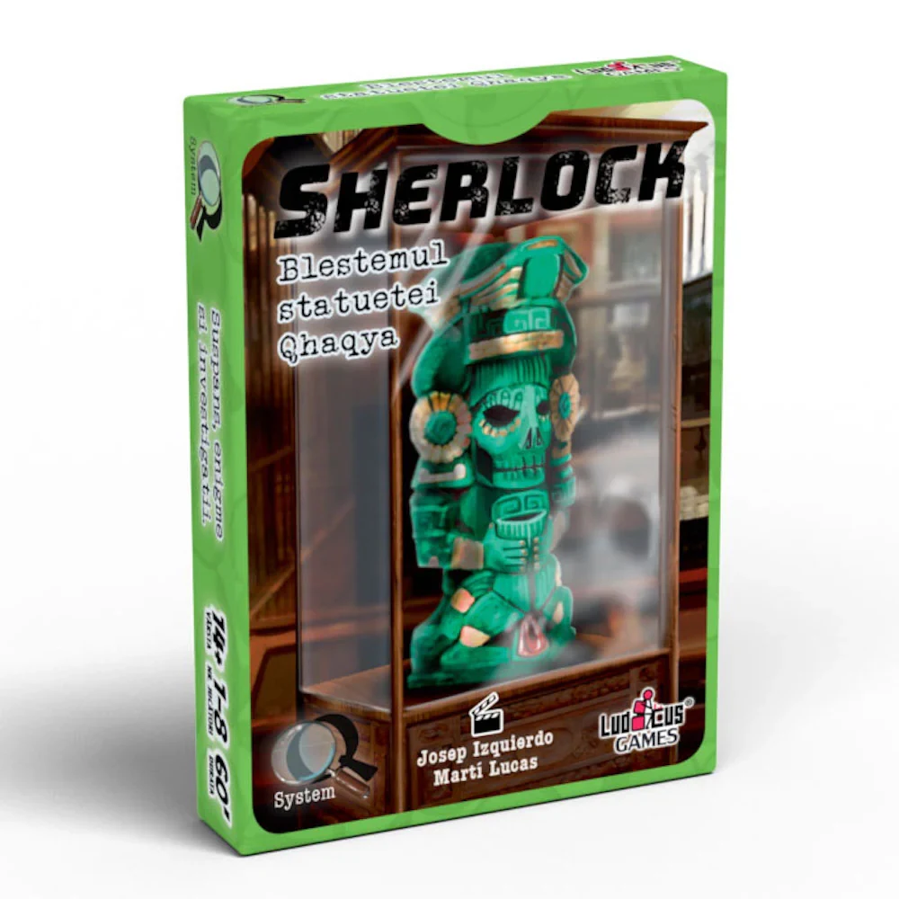 002725 Joc de petrecere Sherlock Q3 Blestemul statuetei Qhaqya, Ludicus games (002725) - imagine 1