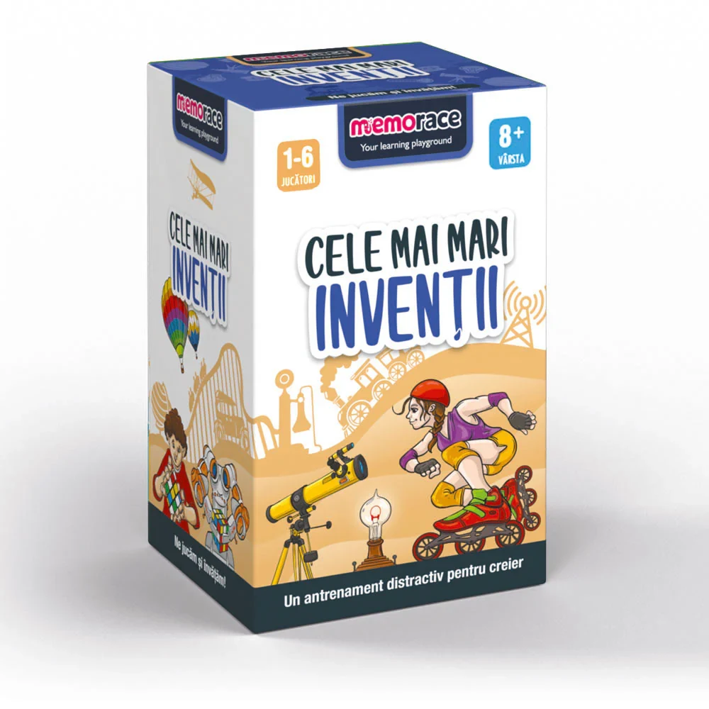 002954 Joc educativ Memorace - Cele mai mari invenții, Ludicus Games (002954) - imagine 1