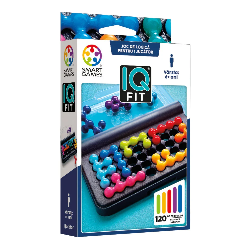 005542 Joc educativ Smart Games – IQ Fit cu 120 de provocări, Ludicus games (005542) - imagine 1