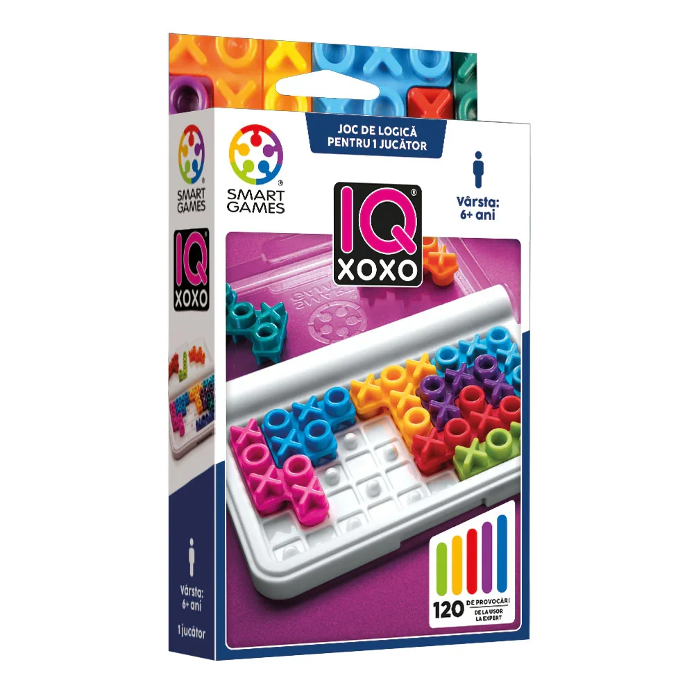 005559 Joc educativ Smart Games – IQ XOXO cu 120 de provocări, Ludicus games (005559) - imagine 1