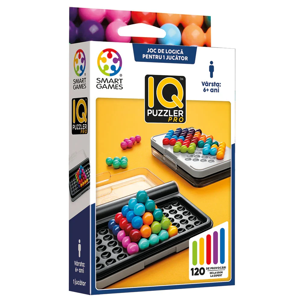 005566 Joc educativ Smart Games – IQ Puzzler Pro cu 120 de provocări, Ludicus games (005566) - imagine 1
