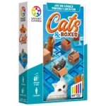 Joc educativ Smart Games – Cats and Boxes cu 60 de provocări, Ludicus games (005818)