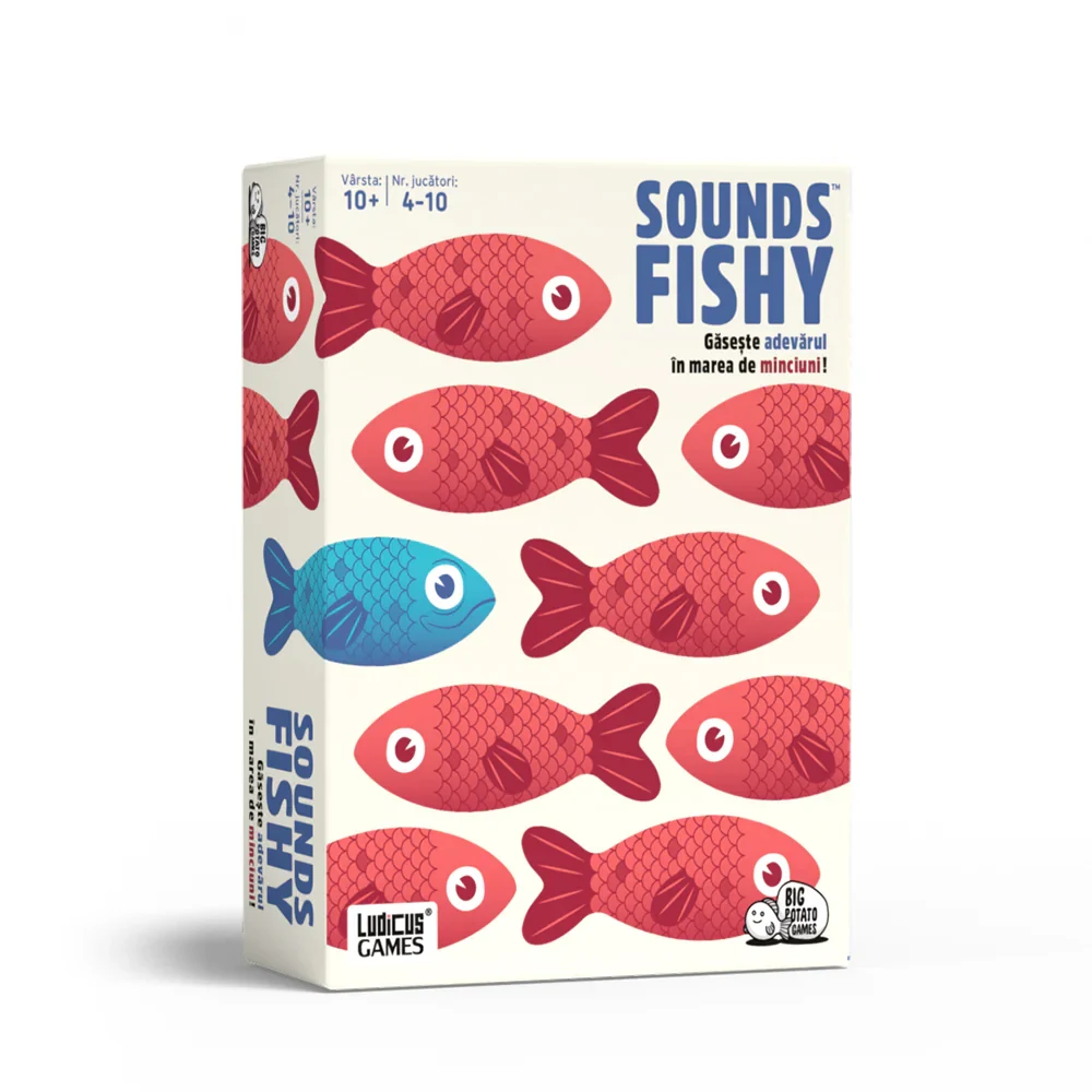 005993 Joc de petrecere Sounds Fishy – Găsește adevărul în marea de minciuni!, Ludicus games (005993) - imagine 1
