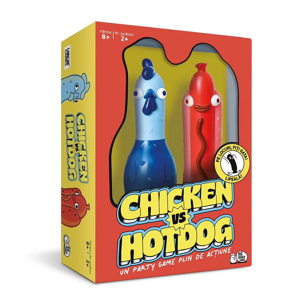 006006 Joc de petrecere Chicken vs Hotdog, Ludicus games (006006) - imagine 1