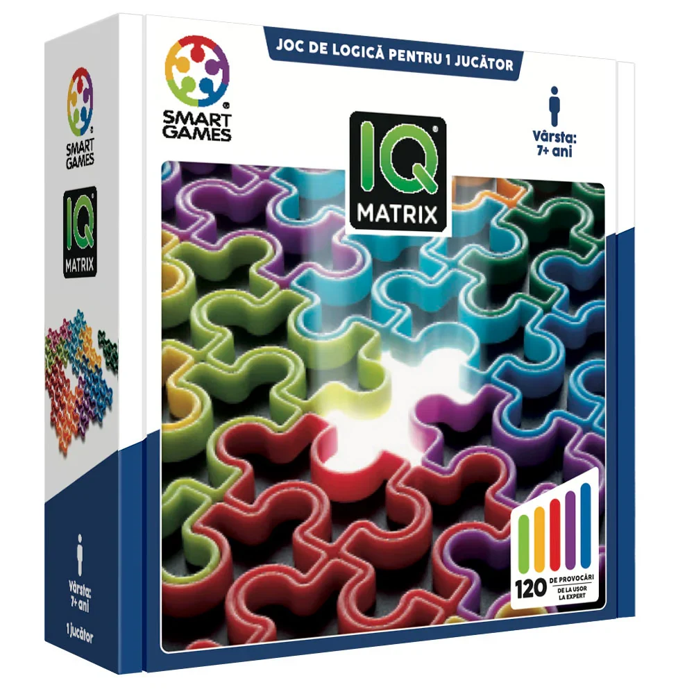 006280 Joc educativ Smart Games – IQ Matrix cu 120 de provocări, Ludicus games (006280) - imagine 1