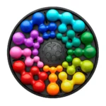 Joc educativ Smart Games – IQ Deluxe Circle cu 120 de provocări, Ludicus games (006655) - imagine 3