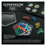 Joc educativ Smart Games – IQ Deluxe Pentagon cu 120 de provocări, Ludicus games (006679) - imagine 4