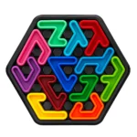 Joc educativ Smart Games – IQ Deluxe Hexagon cu 120 de provocări, Ludicus games (006686) - imagine 3