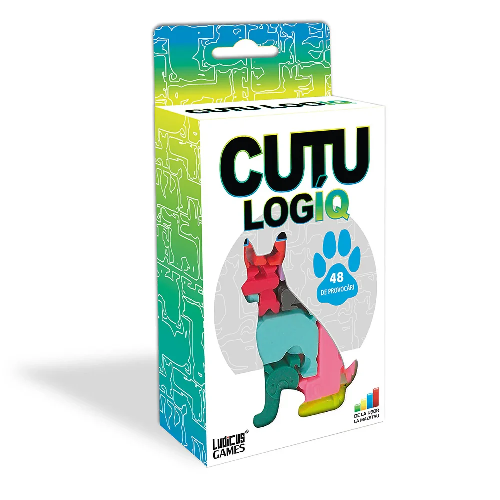 006792 Joc educativ Cuțu Logiq - 48 provocări logice cu căței, Ludicus Games (006792) - imagine 1