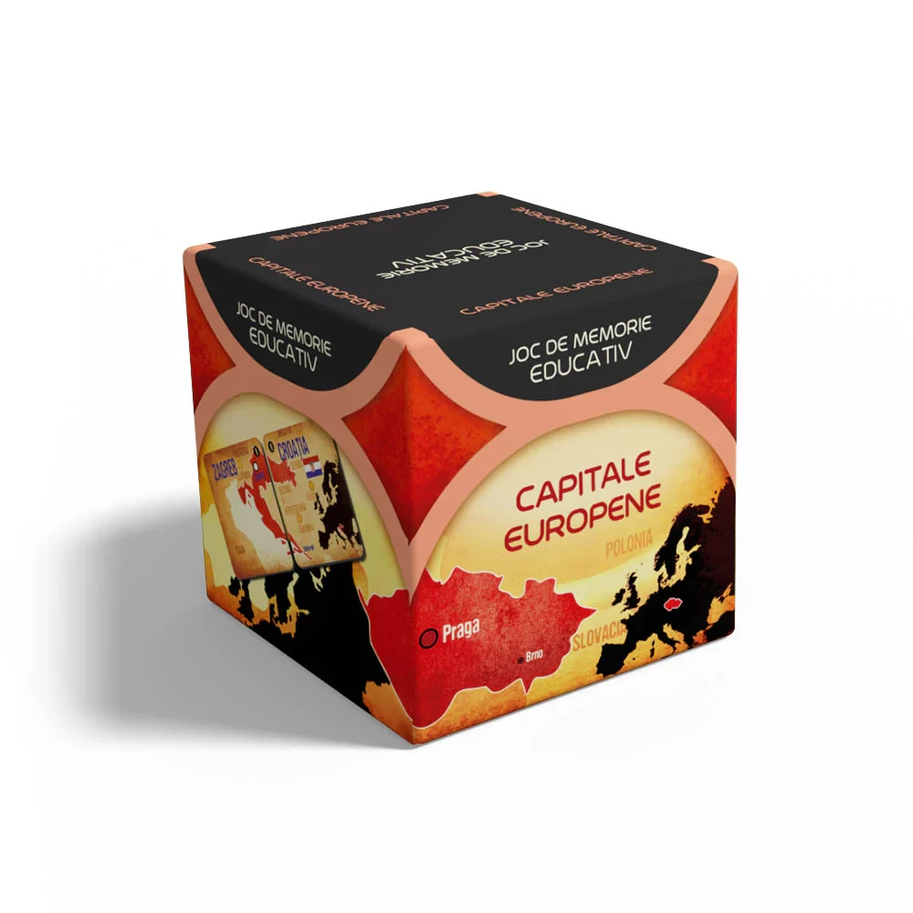 007607 Joc de memorie educativ Smart Memo - Capitale europene, Ludicus Games (007607) - imagine 1