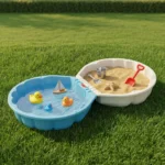 Nisipieră pentru copii 2 în 1, nisipieră și piscină, albastru, Doloni (01236/11) - imagine 2