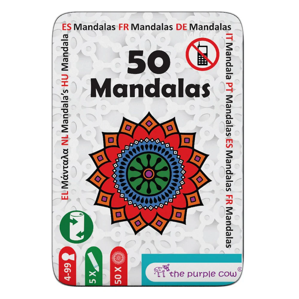 026580 Joc educativ 50 de desene Mandala, Ludicus games (026580) - imagine 1