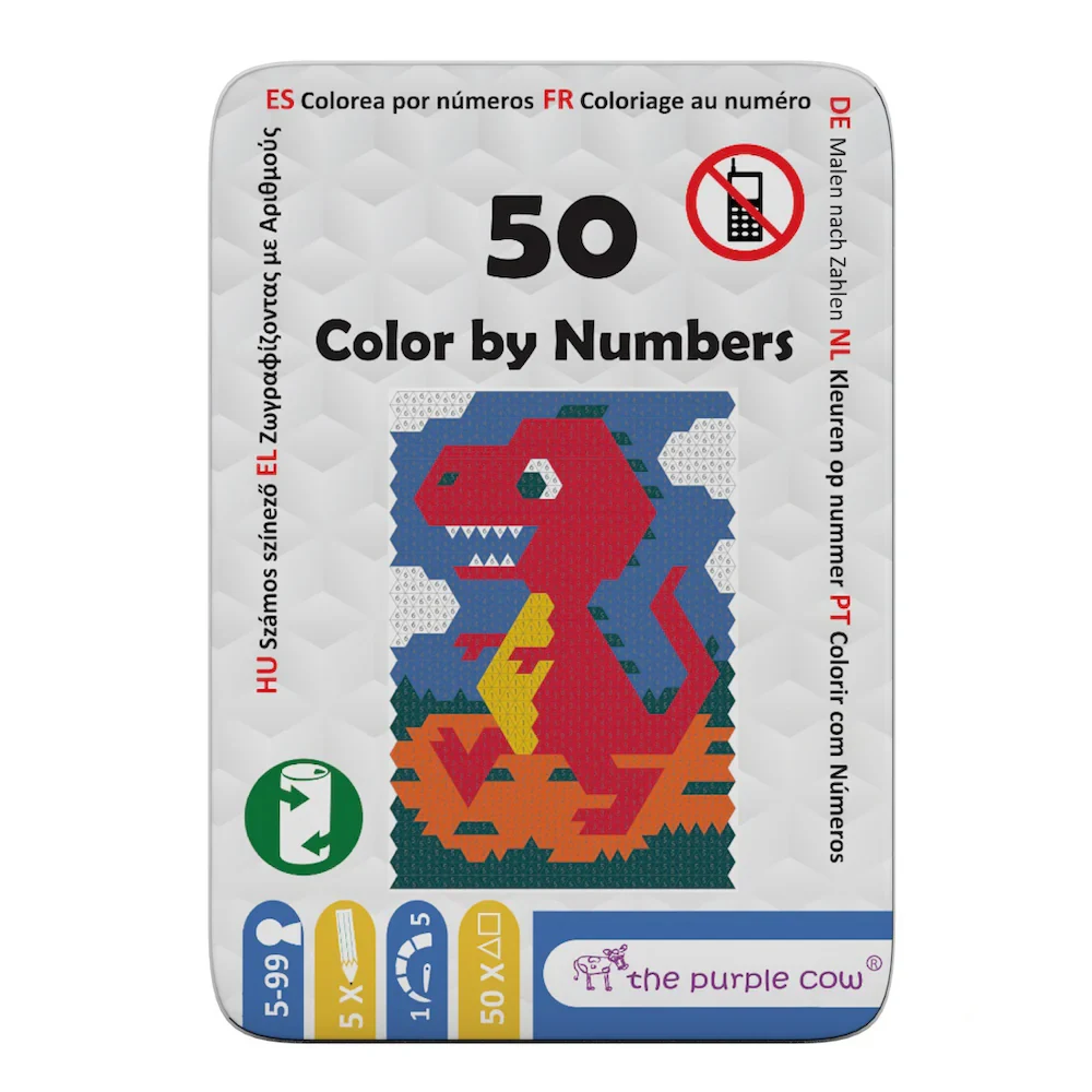 133064 Joc educativ 50 de imagini Colorează după numere, Ludicus games (133064) - imagine 1