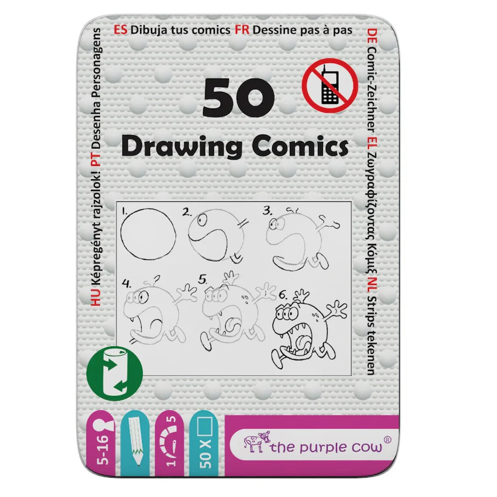 133071 Joc educativ 50 de provocări Desenează în șase pași, Ludicus games (133071) - imagine 1