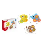 Set de 3 jucării senzoriale rotative, Huanger HE8004 - imagine 2