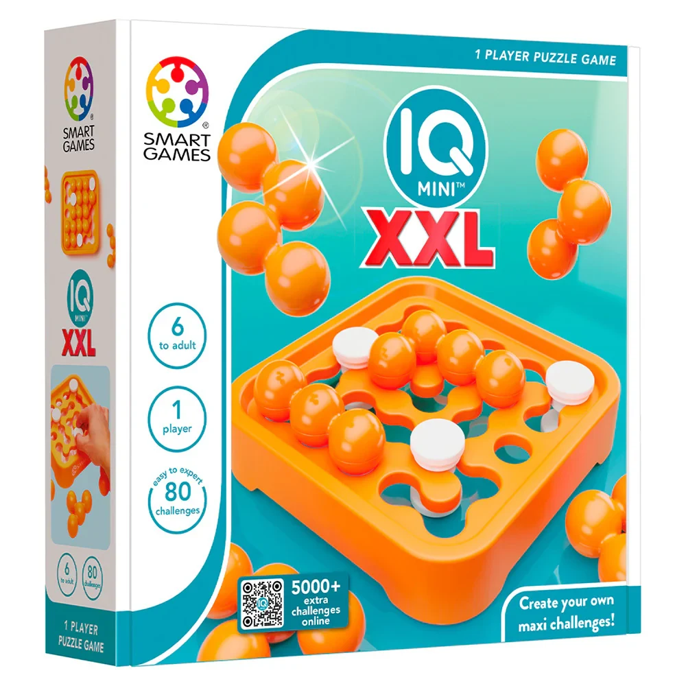 525028 Joc educativ Smart Games – IQ Mini XXL cu 80 de provocări, Ludicus games (525028) - imagine 1