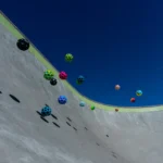 Minge hiper săritoare Gradient Moon Ball, multicoloră (932708) - imagine 12