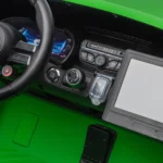 Mașină electrică pentru copii Mercedes-Benz AMG GT (GT63/2 verde mat vopsita) - imagine 8